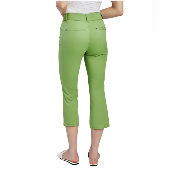Mariloup Wolfe By San Francisco, Casual Green Capris, Size 9 - Picture 4 of 9
